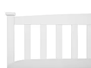 Bed Pine Wood GIVERNY 90 x 200 cm (EU Single) White_752688
