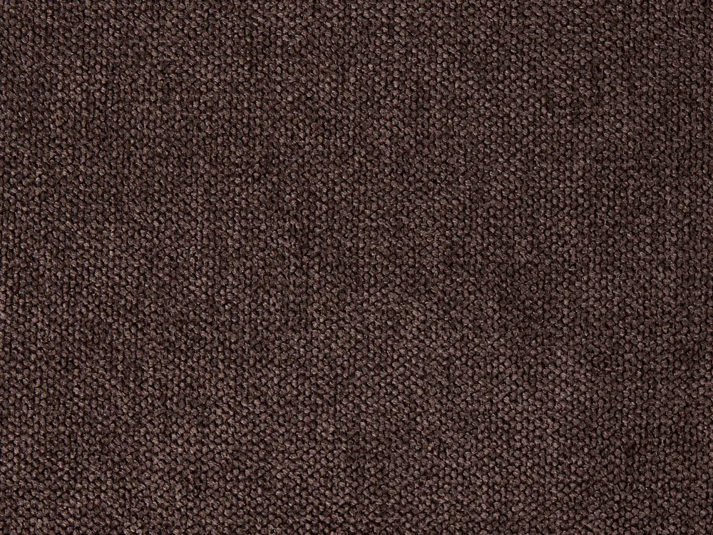 Sofa 3 Seater SALLA with Ottoman Fabric Dark Brown_1057934