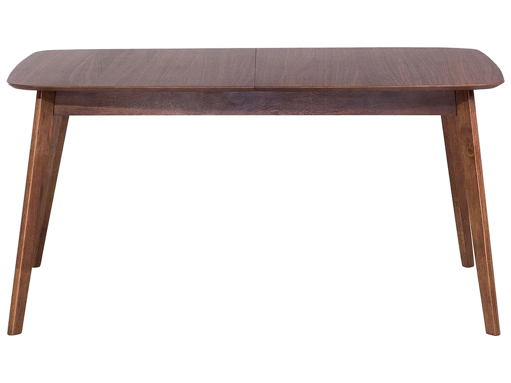 Ausziehbarer Esstisch MADOX Dunkle Walnuss 150/190 cm 90 cm_766516