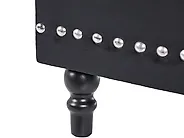 Storage Pouffe LORETTO Velvet Black_1186087