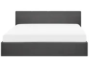 Bett mit Stauraum ORBEY Stoff Grau 180 x 200 cm_728248