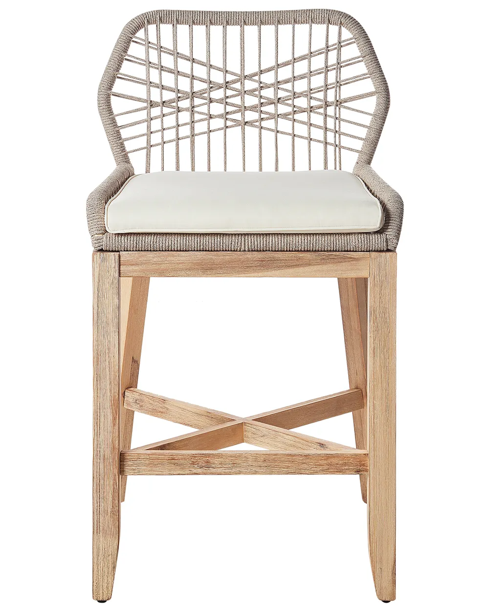 Garten-Barhocker 2er Set TALAMONE Akazienholz Beige_932194