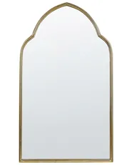 Wandspiegel ACONCHI 58 cm 100 cm Metall Gold_848431