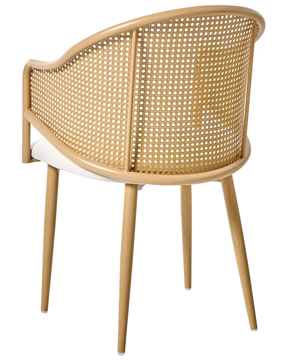 Set of 2 Dining Chairs WEIMAR Metal Light Brown_992843