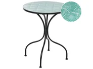 Outdoor Bistrotisch ANAPO 60 cm 60 cm Metall Schwarz_1021752