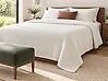 Tagesdecke RAGALA Baumwolle 220 x 240 cm Hellbeige