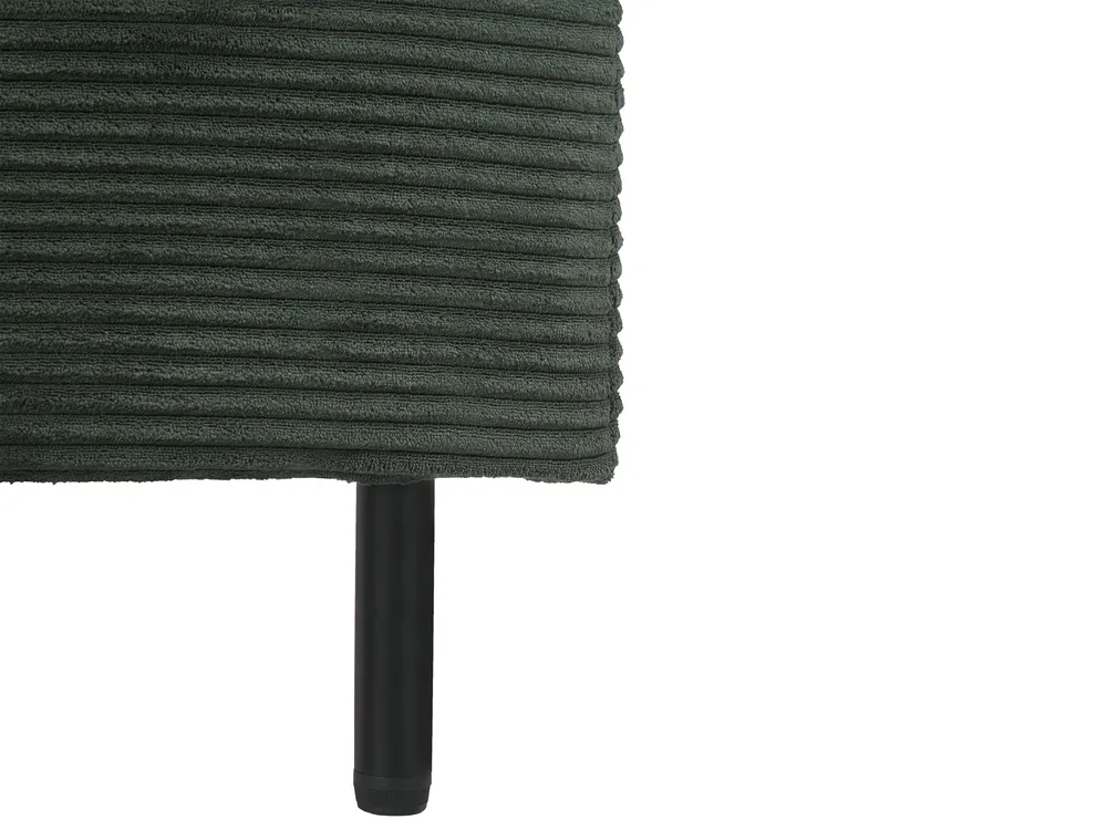 U-förmiges Modulsofa 4-Sitzer EGERIS Cord Dunkelgrün_1067249