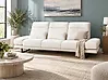 Sofa 3-Sitzer IKAST Stoff Hellbeige
