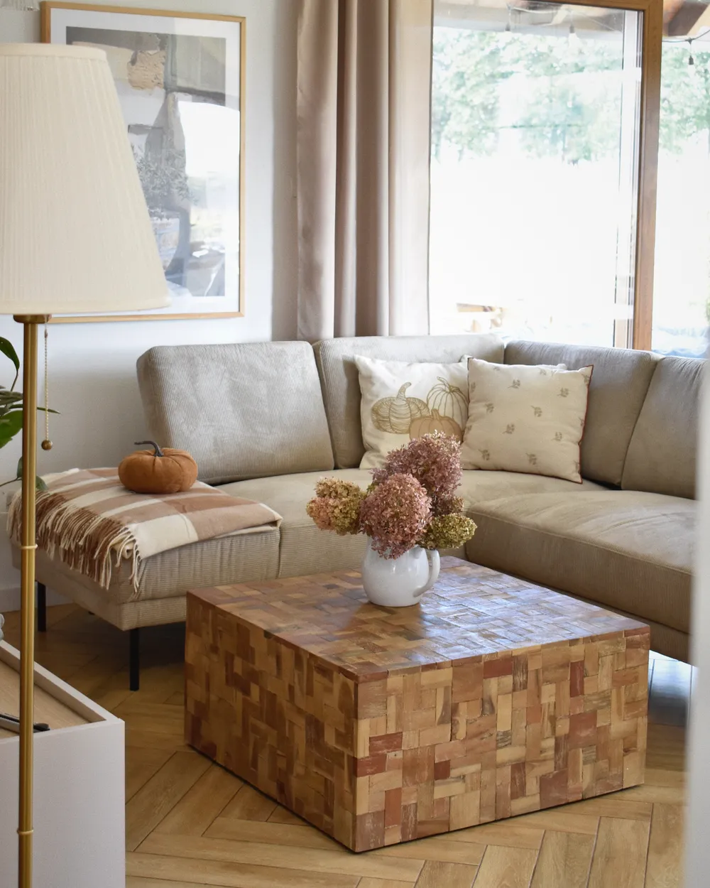 Ecksofa 4-Sitzer BREDA Cord Beige rechtsseitig_1031432