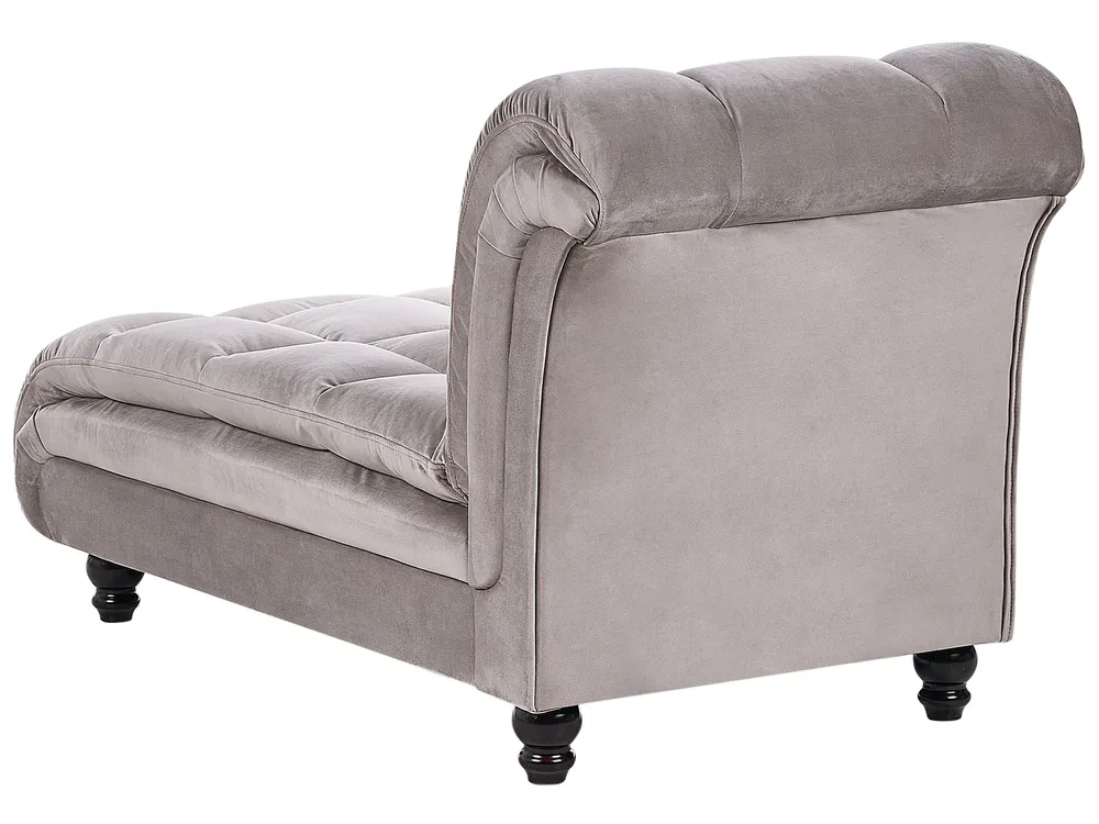 Rechtsseitige Chaiselongue LORMONT Stoff Taupe_881718