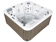 Outdoor Hot Tub with LED CALIMA White_965252