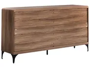 4 Door Sideboard COWELL Dark Brown_1107886