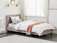 Bed Frame Cover Velvet FITOU 90 x 200 cm Pink_1183291