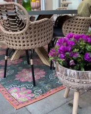 Blumentopf mit Beinen ASPLENIUM 37 cm Hellbraun_997500