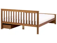 Bett mit 2 Schubladen OLENDON Kiefernholz Braun 160 x 200 cm_1068561