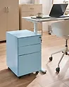 Büroschrank CAMI Metall Hellblau