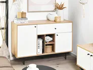 2 Door Sideboard ITACA Brown/ White_1073478