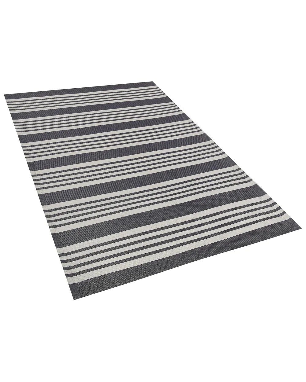 Outdoorteppich DELHI Schwarz 120 x 180 cm_766378