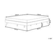 Krevet bez uzglavlja BERRIC 120 x 200 cm prirodni pepeo_1113857