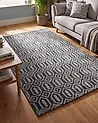 Rug ADATEPE Dark Grey 140 x 200 cm Viscose