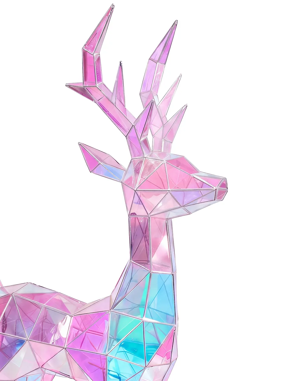 Outdoor Decoration LED HALSUA 76 cm Reindeer Multicolour_1175574