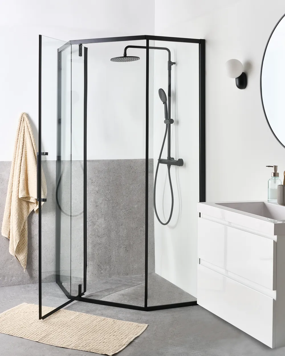 Shower Enclosure TOCANTINS Black_998896