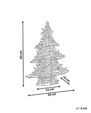 Weihnachtsdekoration LED FURESO 60 cm Weihnachtsbaum Naturfarben_1015457