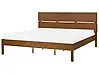 Bett mit Lattenrost BOISSET 180 x 200 cm Braune Esche