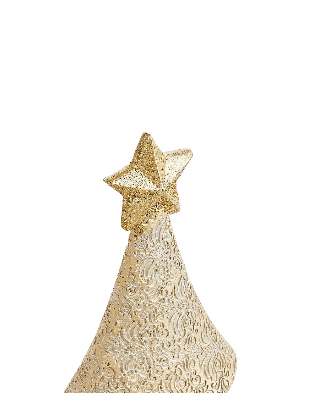 Set of 2 Christmas Decorations ERVASTI 32/41 cm Christmas Tree Gold_1175736