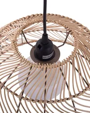 Hängeleuchte SELENGE Rattan Hellbraun_713493