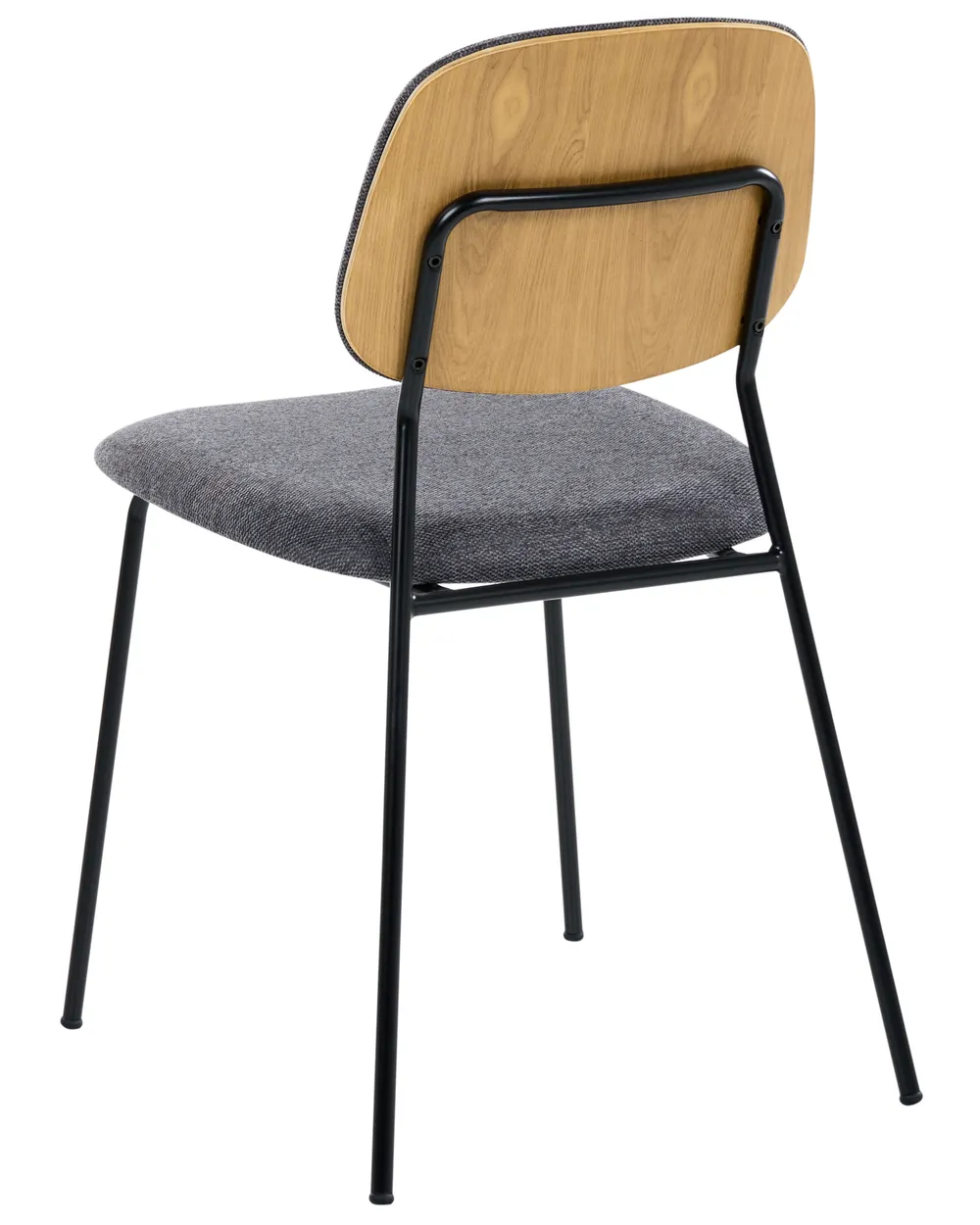 Esszimmerstuhl 4er Set RILEY Stoff Grau_1042201