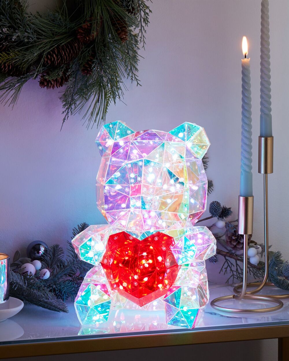 LED Decoration Teddy Bear RIGEL with App Multicolour