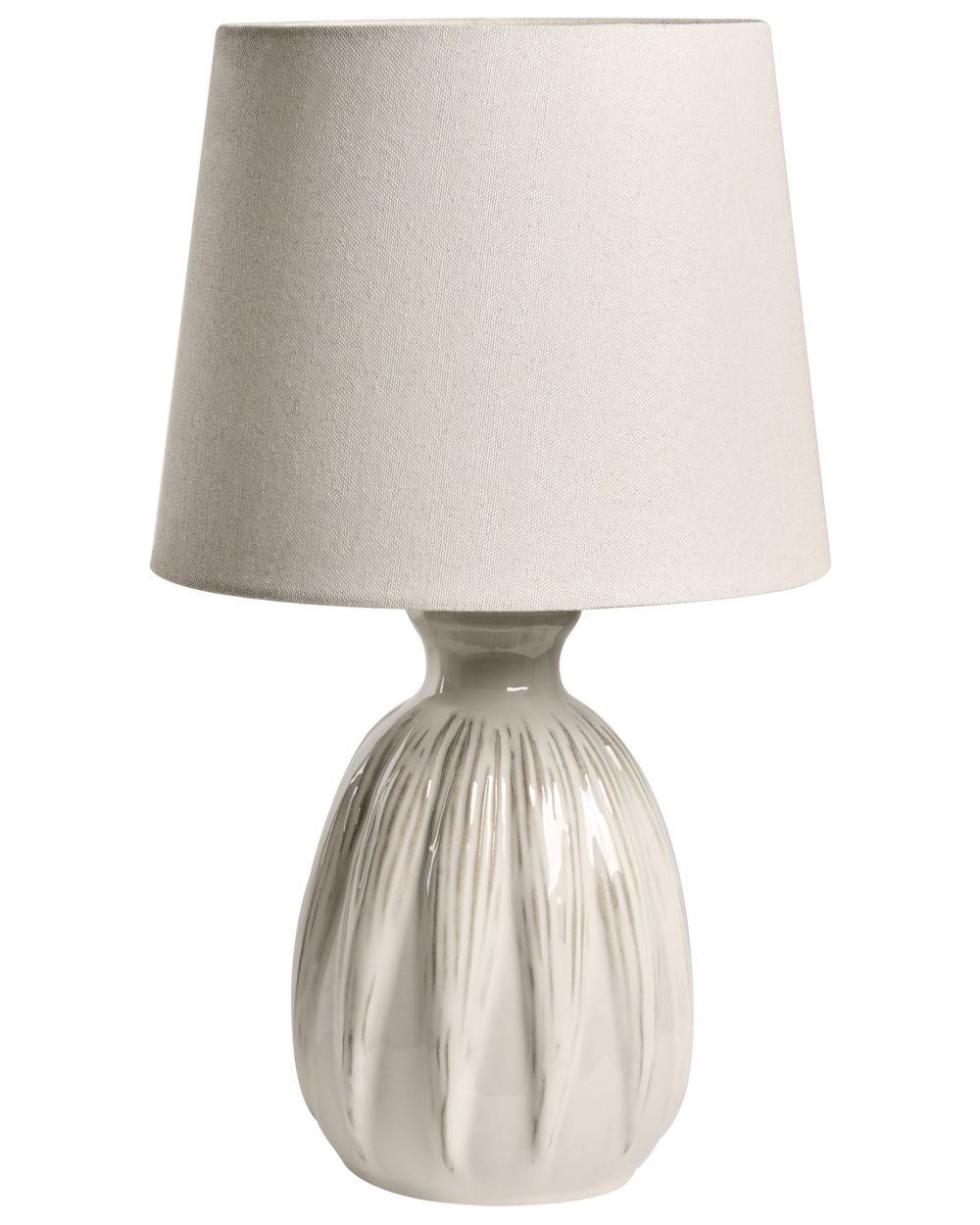 Table Lamp AGUAN Ceramic Light Beige
