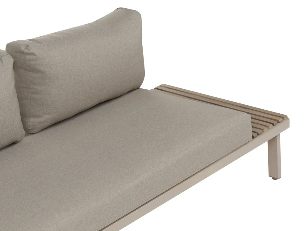Garden Sofa 3 Seater FIVIZZANO Acacia Wood Beige_1151031