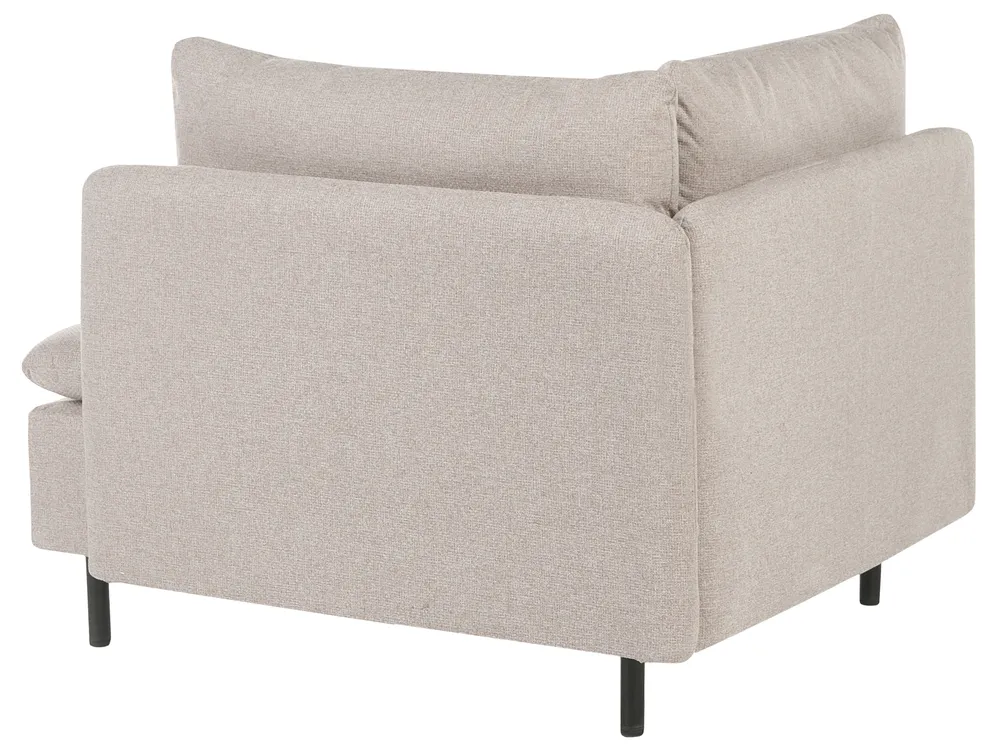 Modular Sofa 2 Seater EGERIS Fabric Beige_1067334