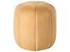 Pouf SELBY Samtstoff Senfgelb
