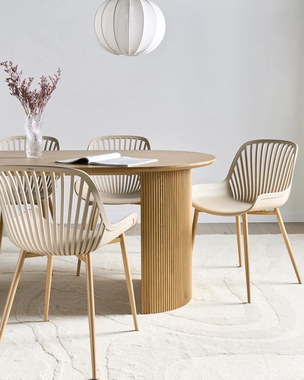 Esszimmerstuhl 4er Set KLEVE Beige