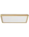 LED Deckenlampe TIVORA mit Fernbedienung mit Dimmer Hellbraun