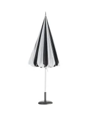 Marktschirm 245 cm MINOA Schwarz / Weiß_932178