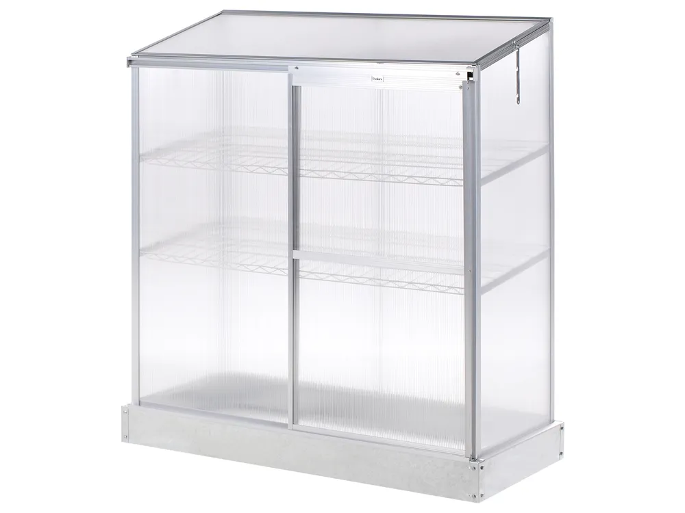 Balkongewächshaus LECCE Silber 59 cm