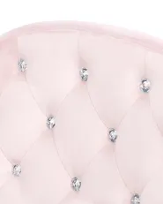 Schreibtischstuhl PRINCESS Samtstoff Pastellrosa_1082219