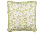 Dekokissen 2er Set FILIX 45 x 45 cm Baumwolle Grün Blumenmuster_838549