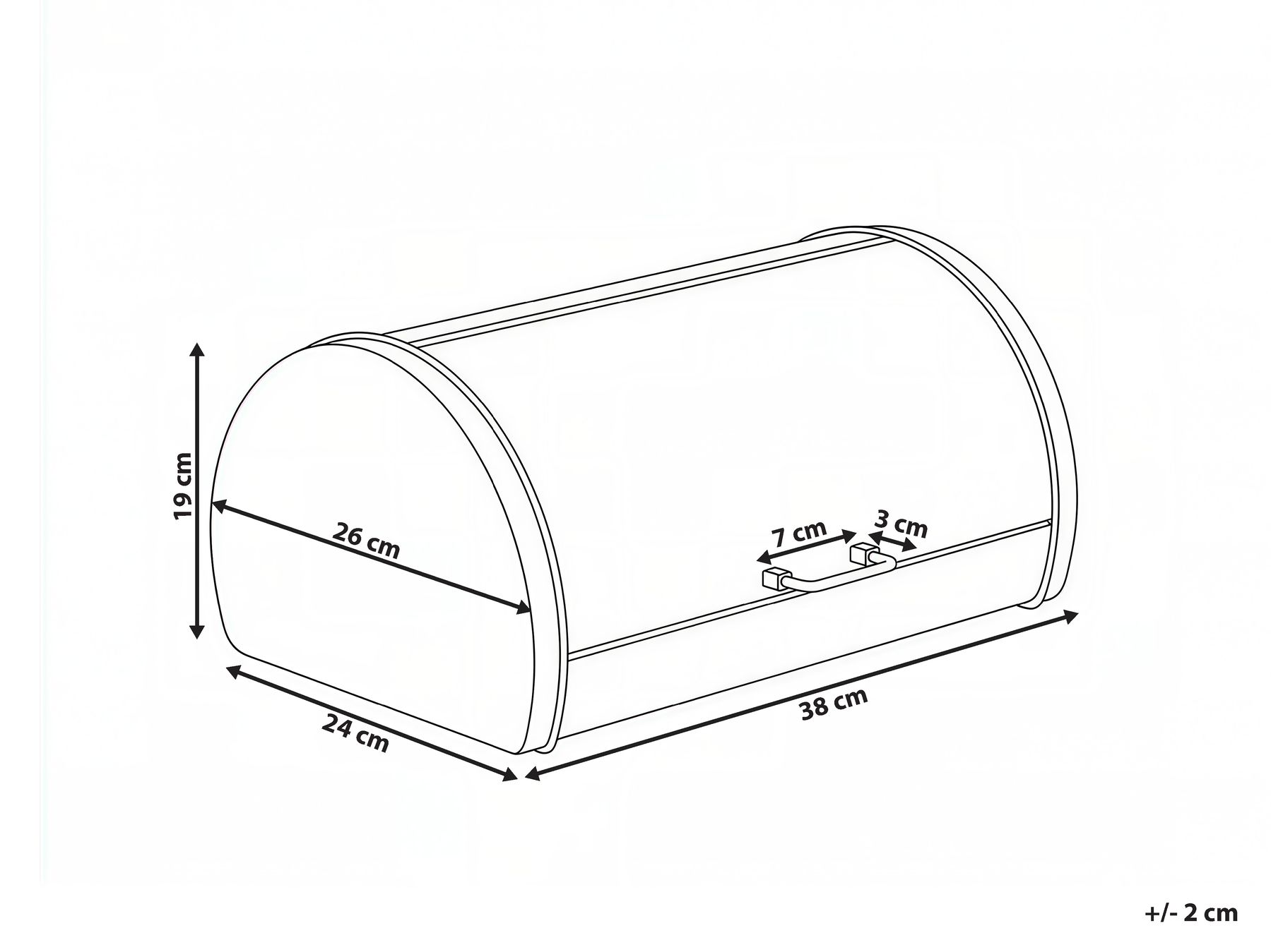 Bread Bin FRIANDISE Stainless Steel Silver_1069822