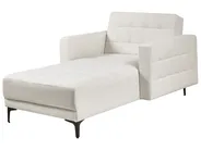 Chaiselongue ABERDEEN Stoff Cremeweiß_1038629