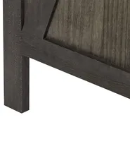 Raumteiler 4-teilig RIDANNA 163 cm 170 cm Dunkelbraun_874090