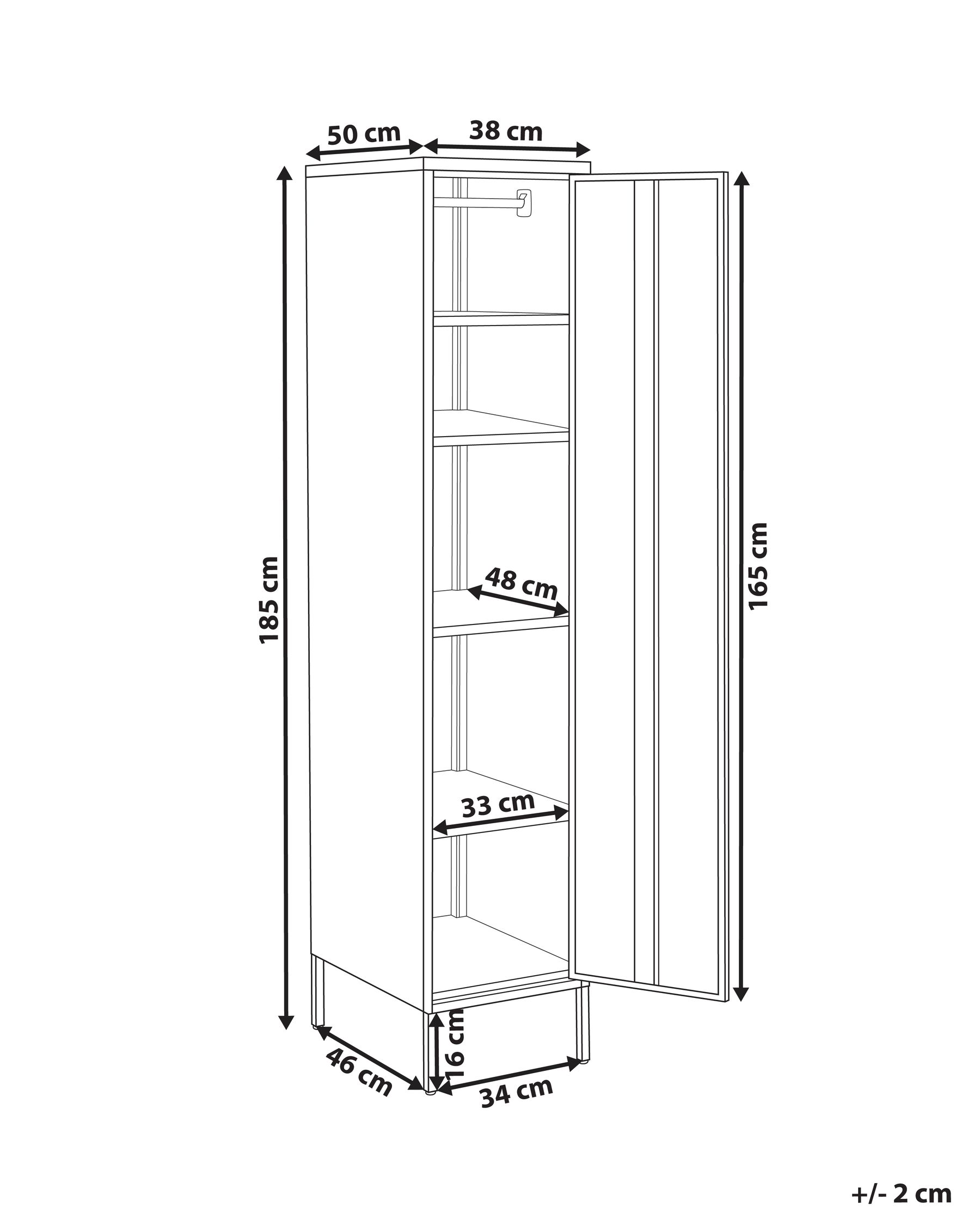 Büroschrank FROME Metall Weiß_1017195