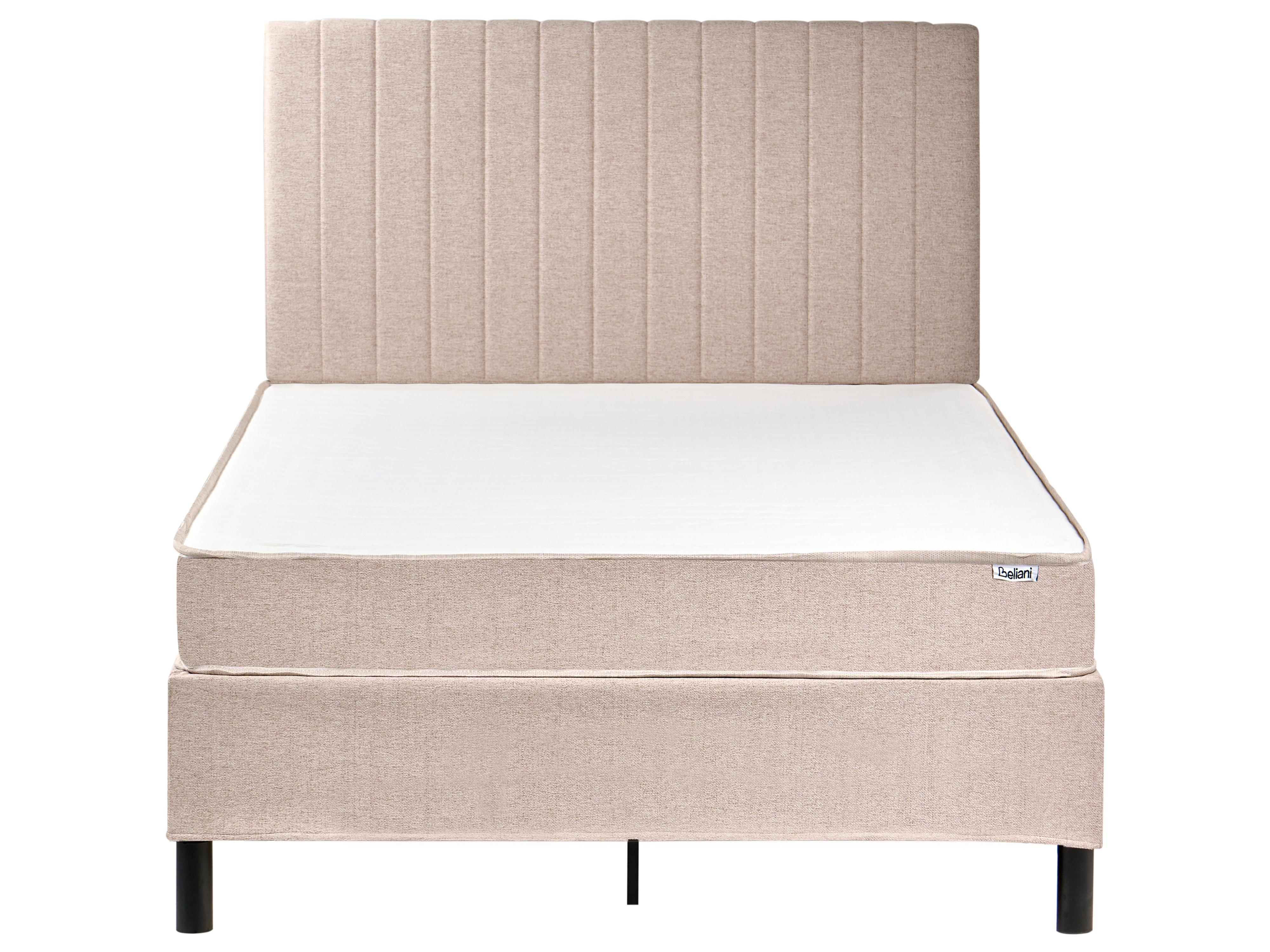 Divan Bed Fabric COUNTESS 120 x 200 cm (EU Small Double) Beige_1054240