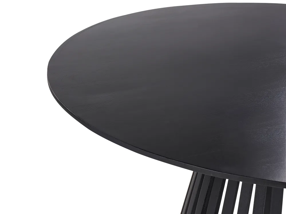 Esstisch MESILLA Schwarz 120 cm 120 cm Akazienholz_906721