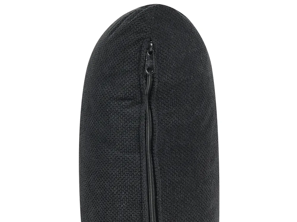 Sofa 3-Sitzer IKAST Stoff Schwarz_969298