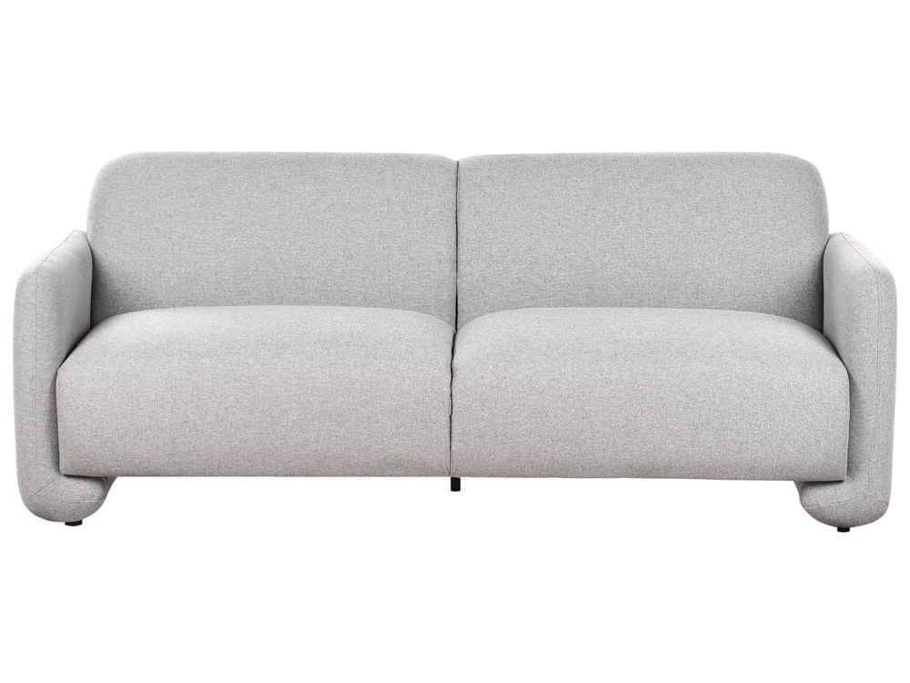 Sofa 3-Sitzer SALAND Stoff Grau